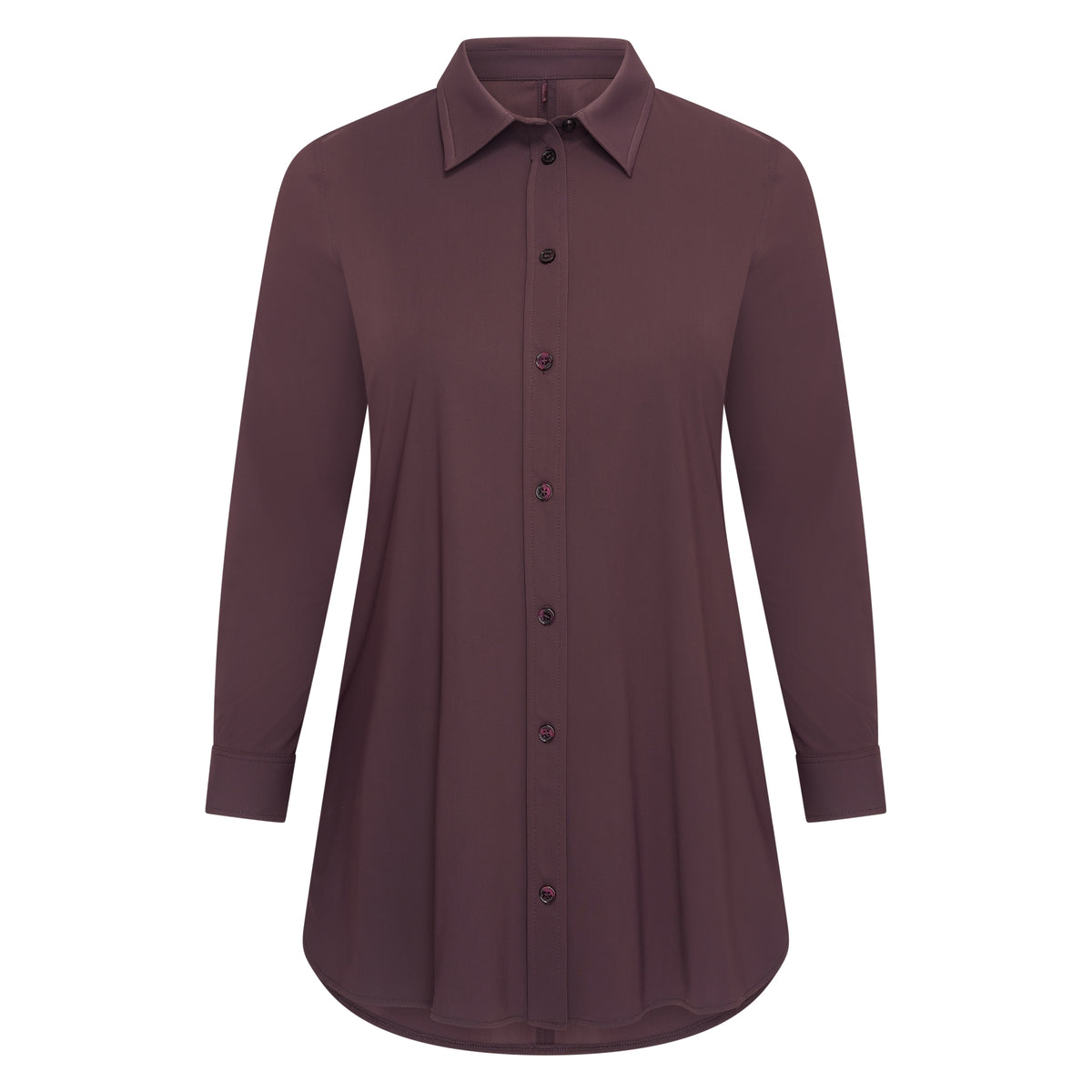 Blouse Midi LS | Prune