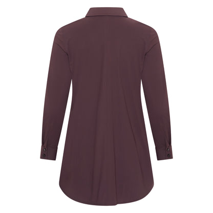 Blouse Midi LS | Prune