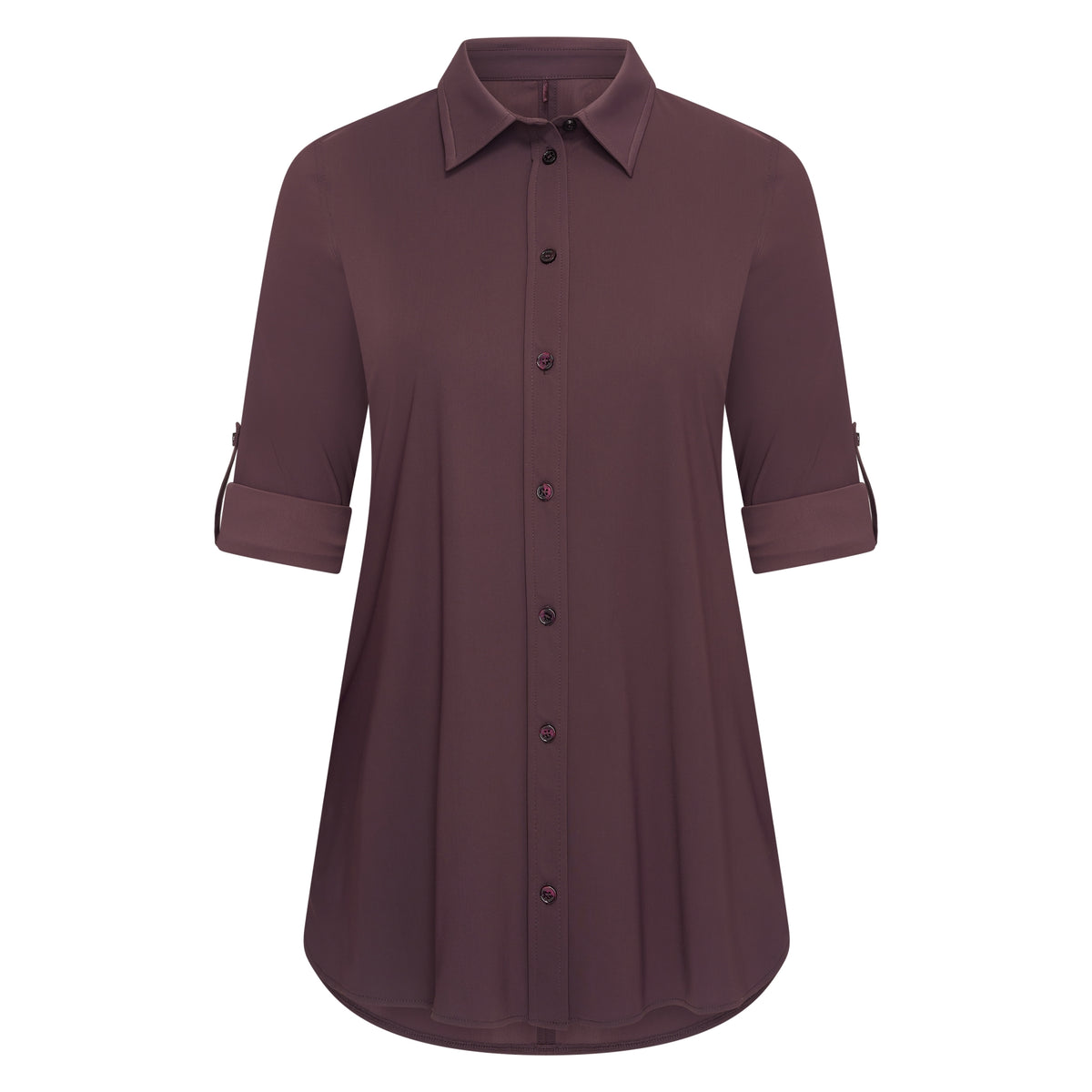 Blouse Midi LS | Prune