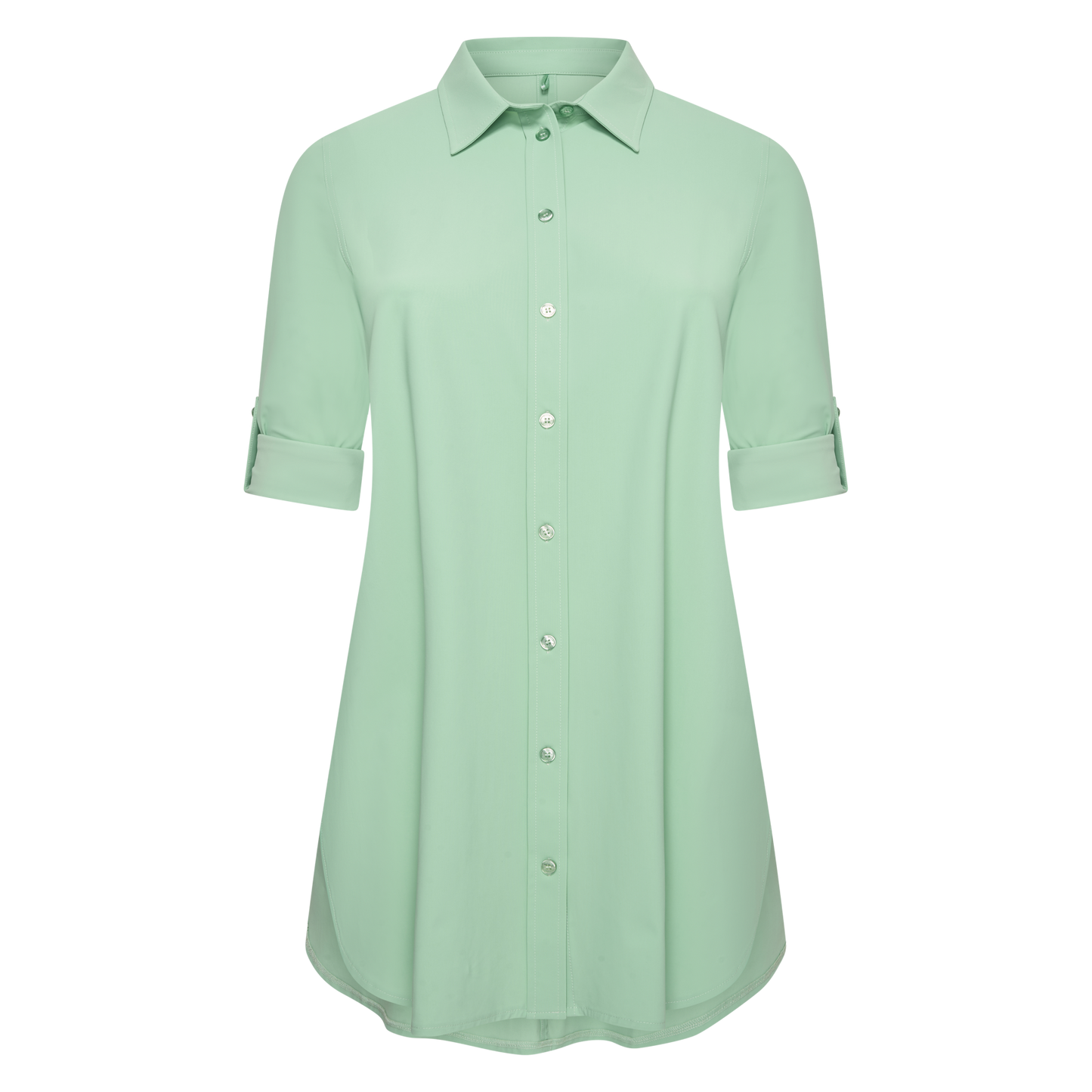 Blouse Midi LS | Mint