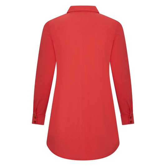 Blouse Midi LS | Saffraan