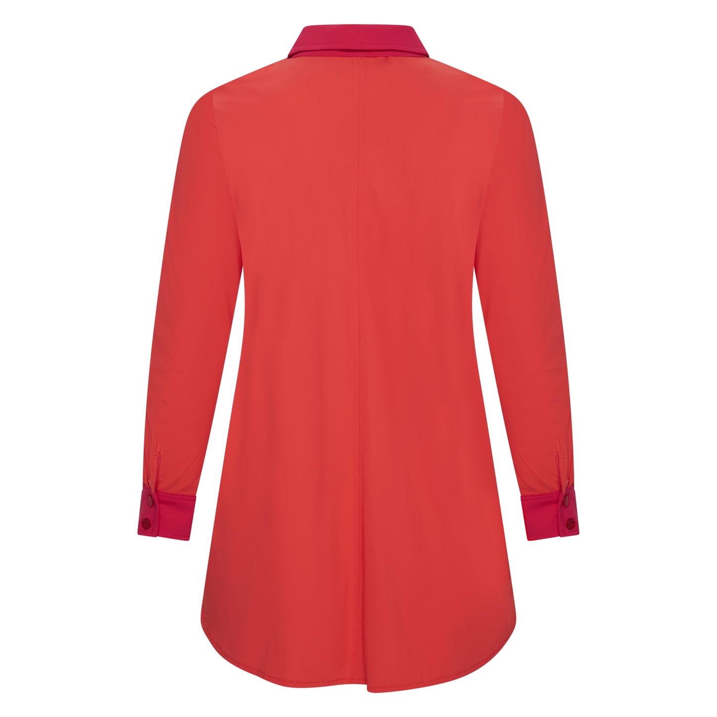 Blouse Long LS | Saffraan/Pink