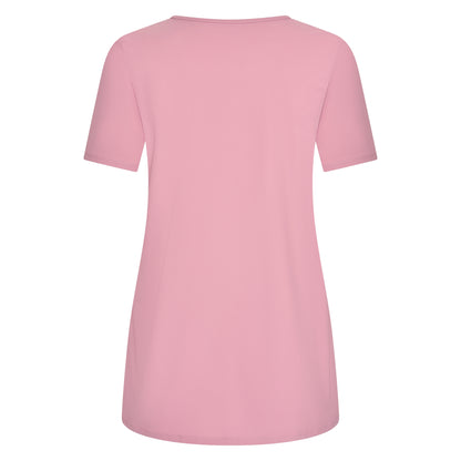 Tee Round Neck Midi | Antique Pink