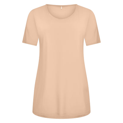 Tee Round Neck Midi | Latte