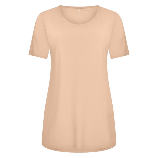 Tee Round Neck Midi | Latte