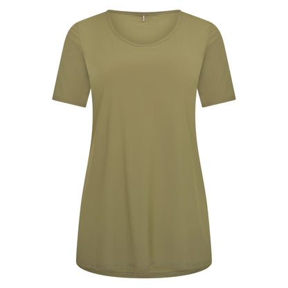 Tee Round Neck Midi | Olive