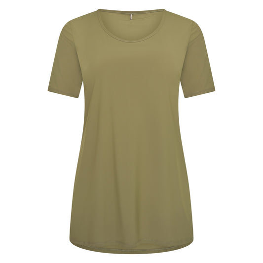 Tee Round Neck Midi | Olive