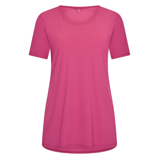 Tee Round Neck Midi | Cerise