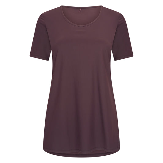 Tee Round Neck Midi | Prune