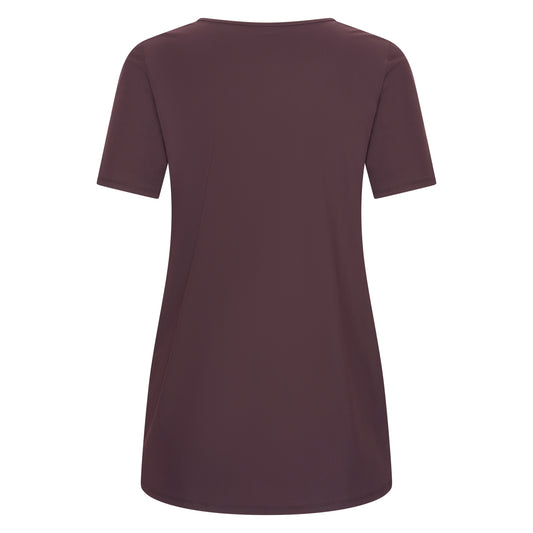 Tee Round Neck Midi | Prune