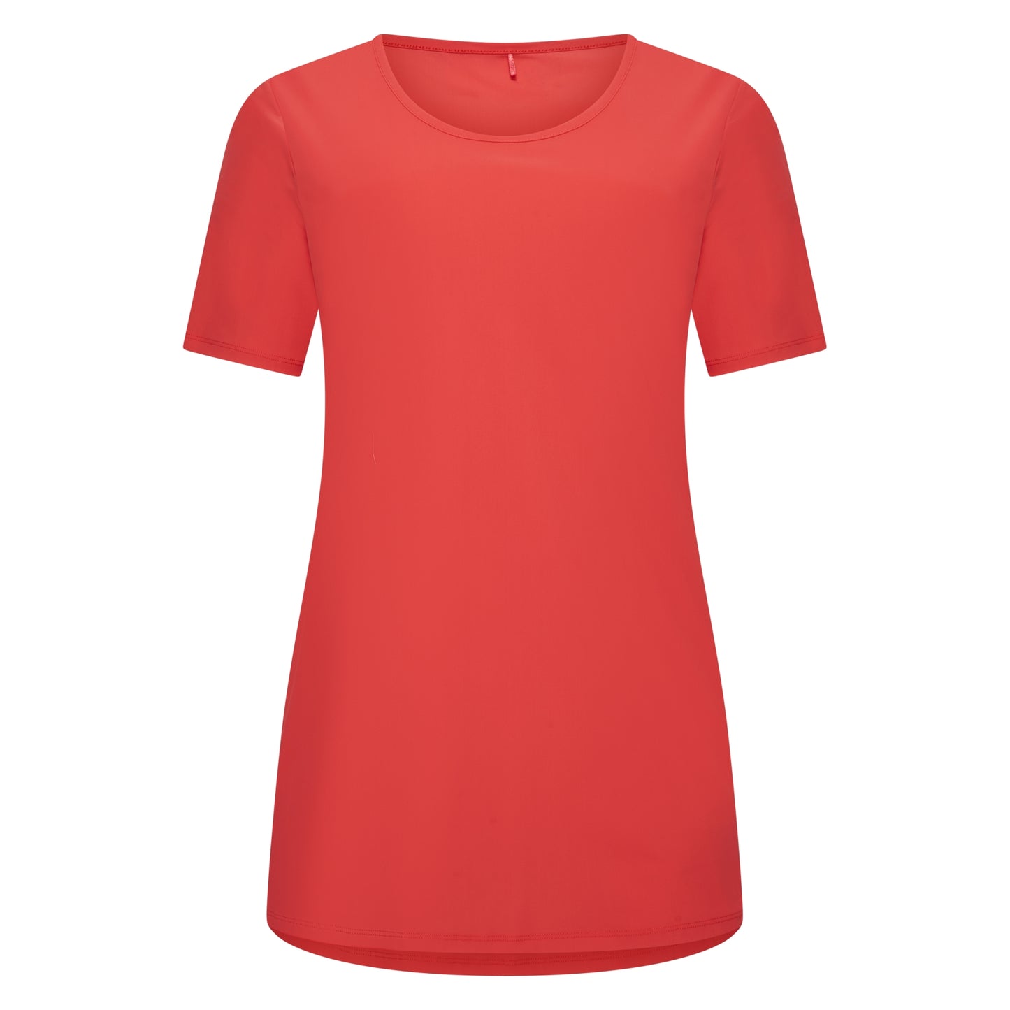 Tee Round Neck Midi | Saffraan