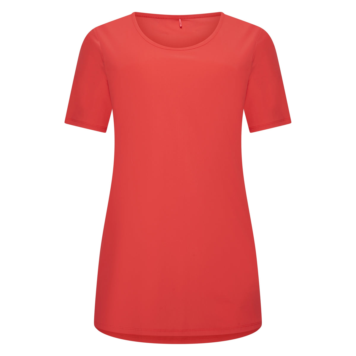 Tee Round Neck Midi | Saffraan