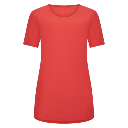 Tee Round Neck Midi | Saffraan