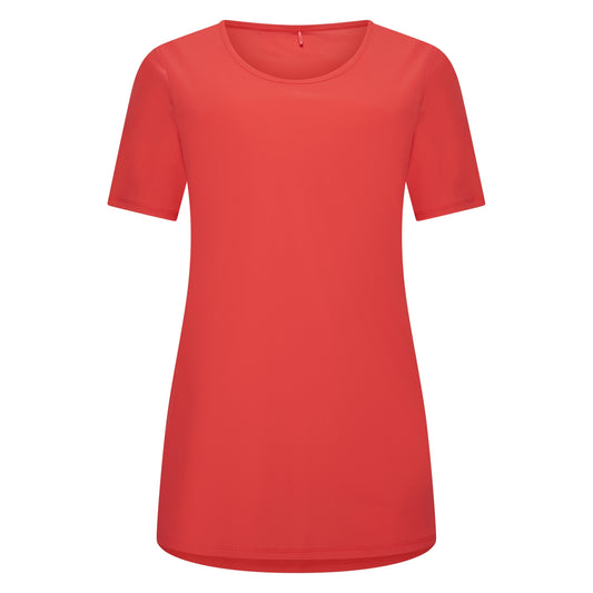 Tee Round Neck Midi | Saffraan