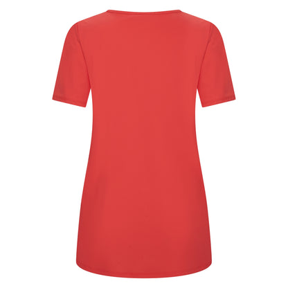 Tee Round Neck Midi | Saffraan
