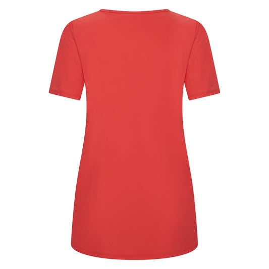 Tee Round Neck Midi | Saffraan