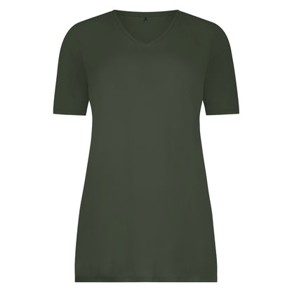 Tee V Slim SS | Khaki