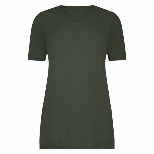 Tee V Slim SS | Khaki