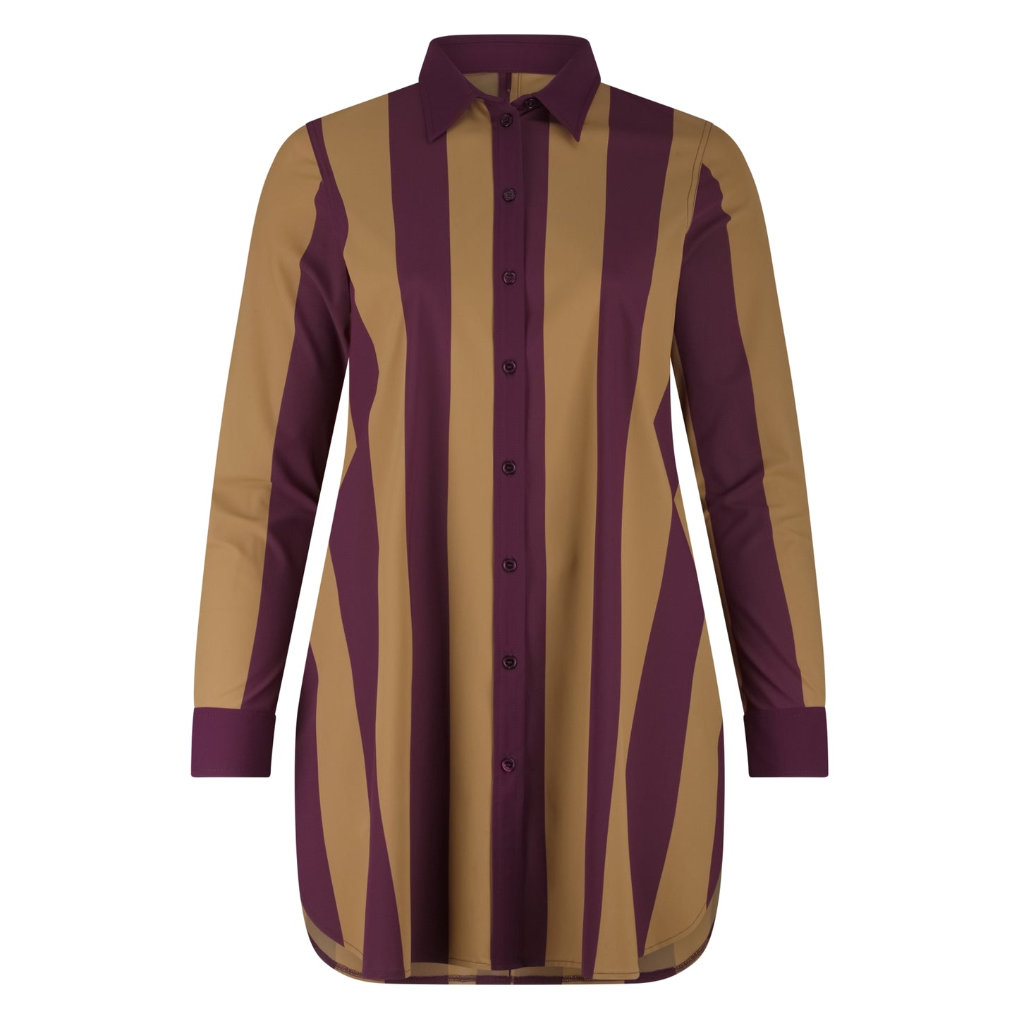 Blouse Long LS | Block Stripe