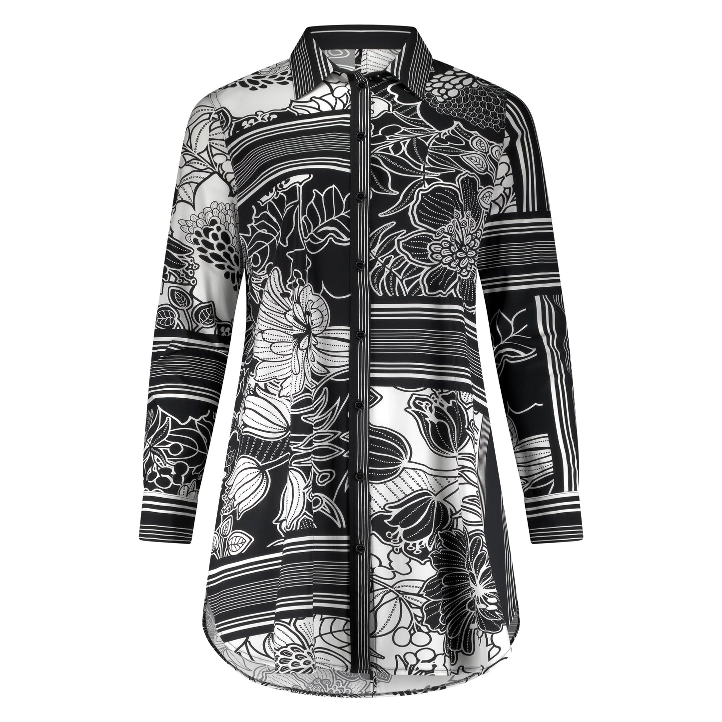 Blouse Long LS | Contra Flower