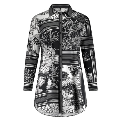 Blouse Long LS | Contra Flower