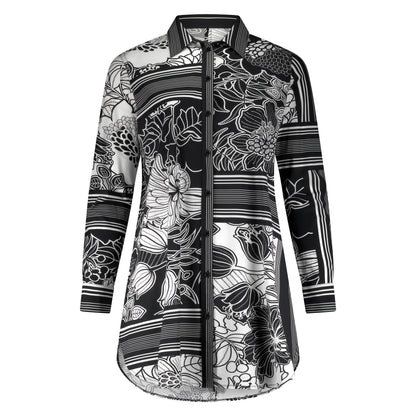 Blouse Long LS | Contra Flower