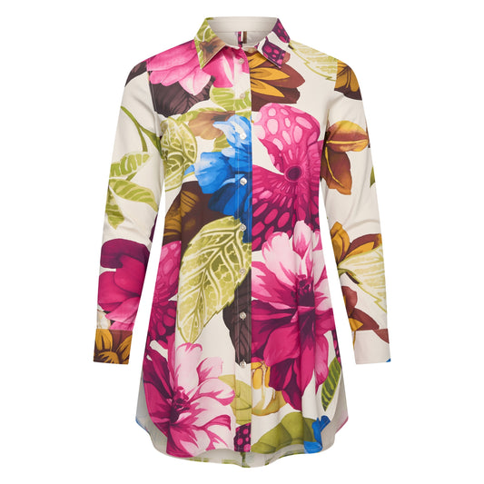 Blouse Long LS | Mega Flower