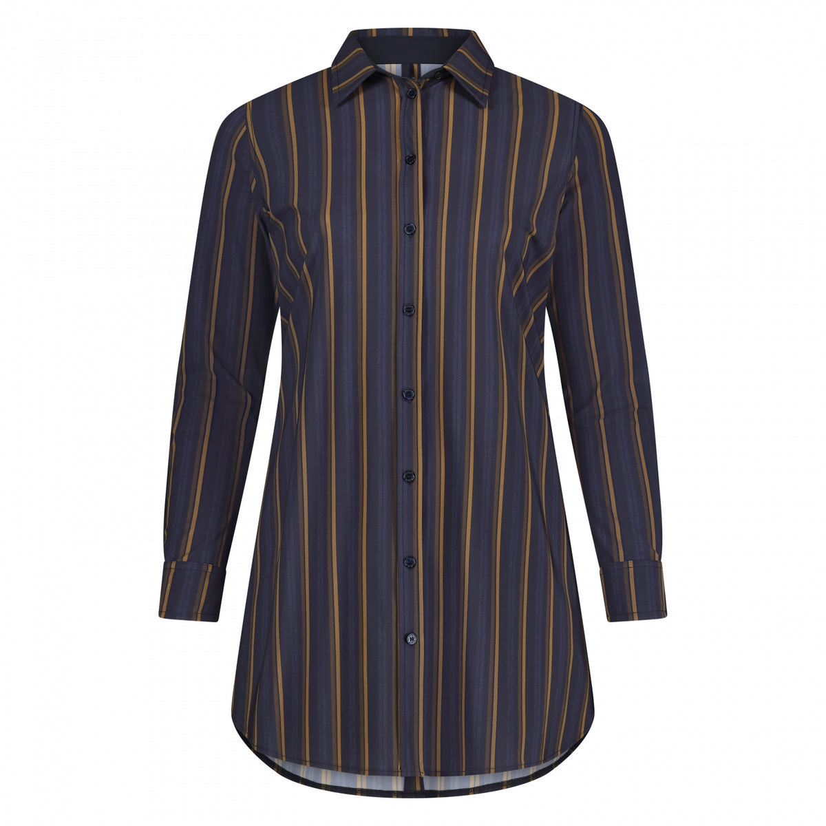 Blouse Long LS | Suit Stripe