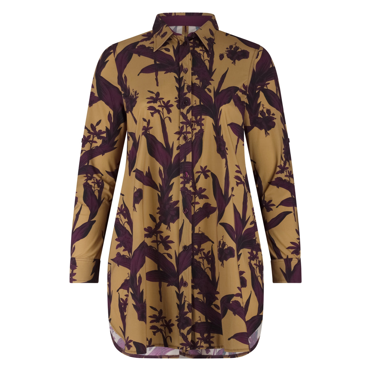 Blouse Long LS | Elegant Floral