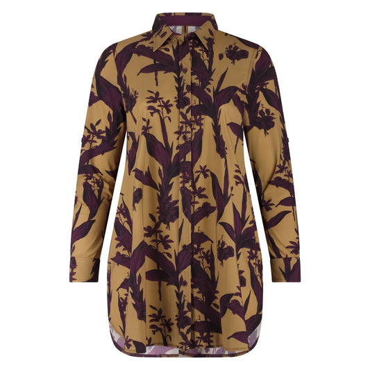 Blouse Long LS | Elegant Floral