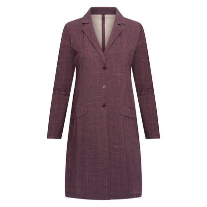Jacket Long | Carré Pink