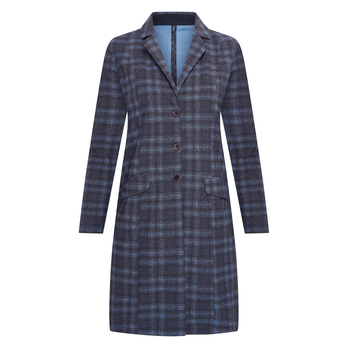Jacket Long | Tartan Ice