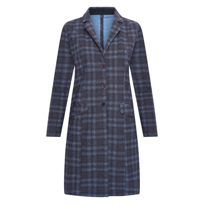 Jacket Long | Tartan Ice