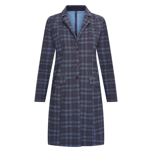 Jacket Long | Tartan Ice