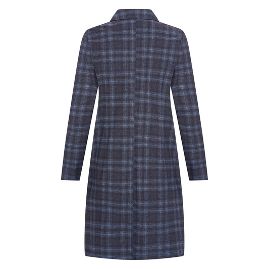 Jacket Long | Tartan Ice