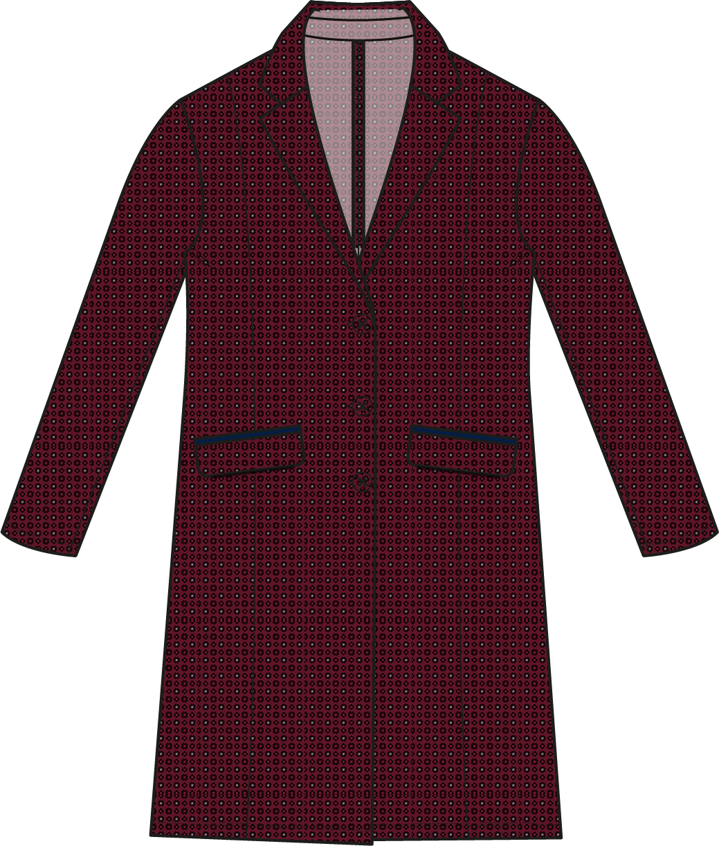 Jacket Long | Dressed Dobby