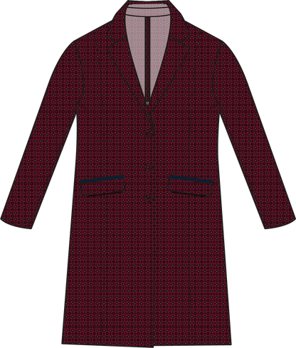 Jacket Long | Dressed Dobby