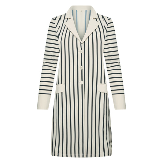 Jacket Long | Breton Stripe