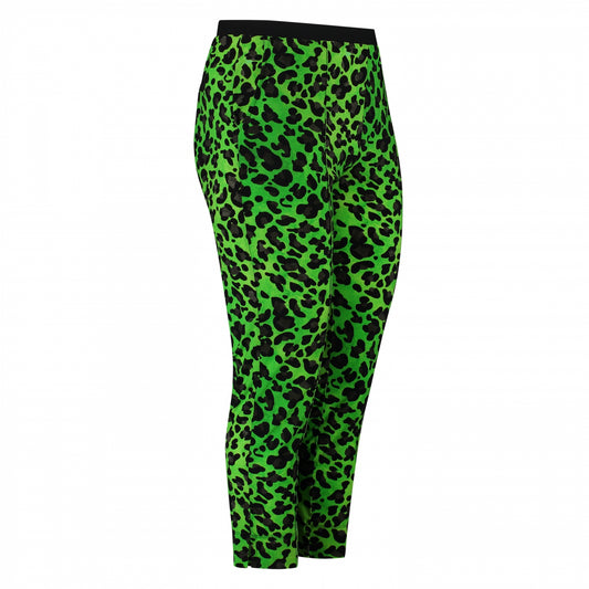 Pants 7/8 | Lime Leopard