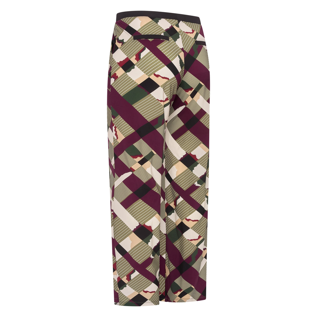 Pants Wide | Camo Check