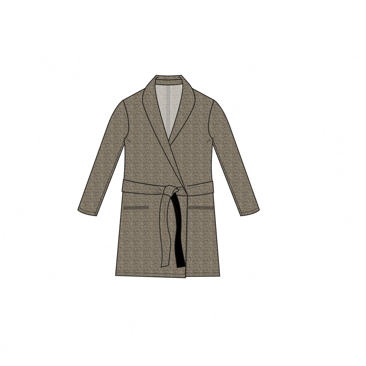 Wrap Jacket | Tweed