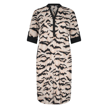 Mao Dress LS | African Cat