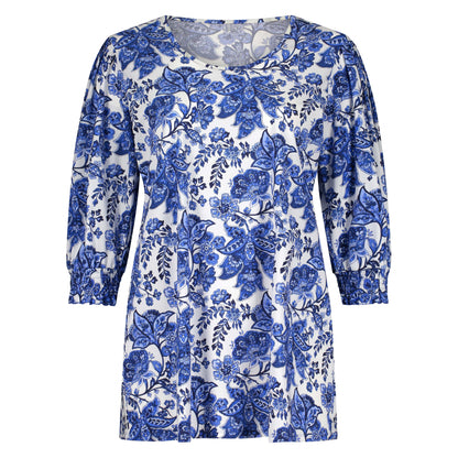 Puff Top 3/4 sleeve | Dutch Florals