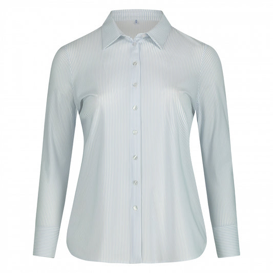 Shirt Basic | Stripe White Light Blue