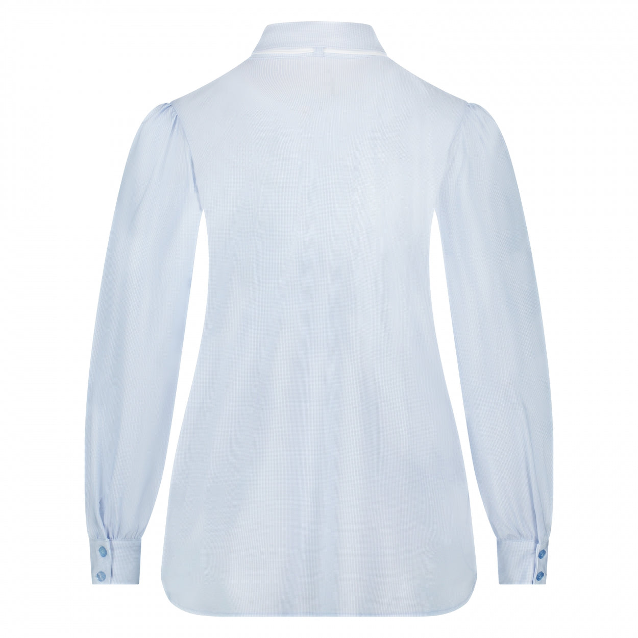 Shirt Puffed | Dobby Light Blue White