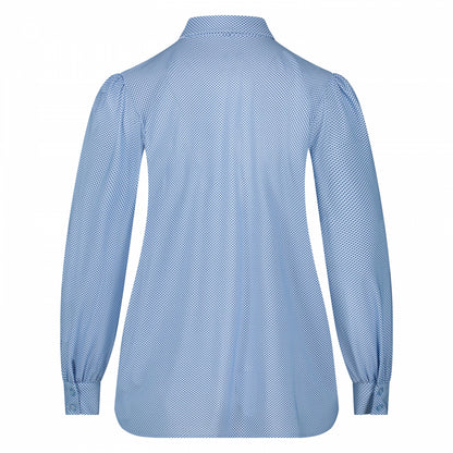 Shirt Puffed | Dobby Blue Navy