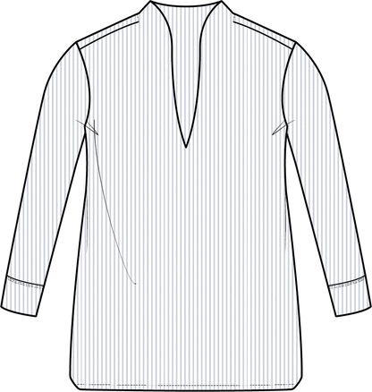 Shirt Classic | Stripe White Light Blue
