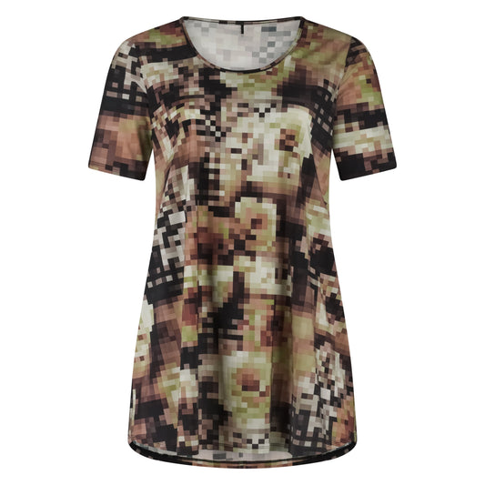 Tee Round Neck | Pixel Rose