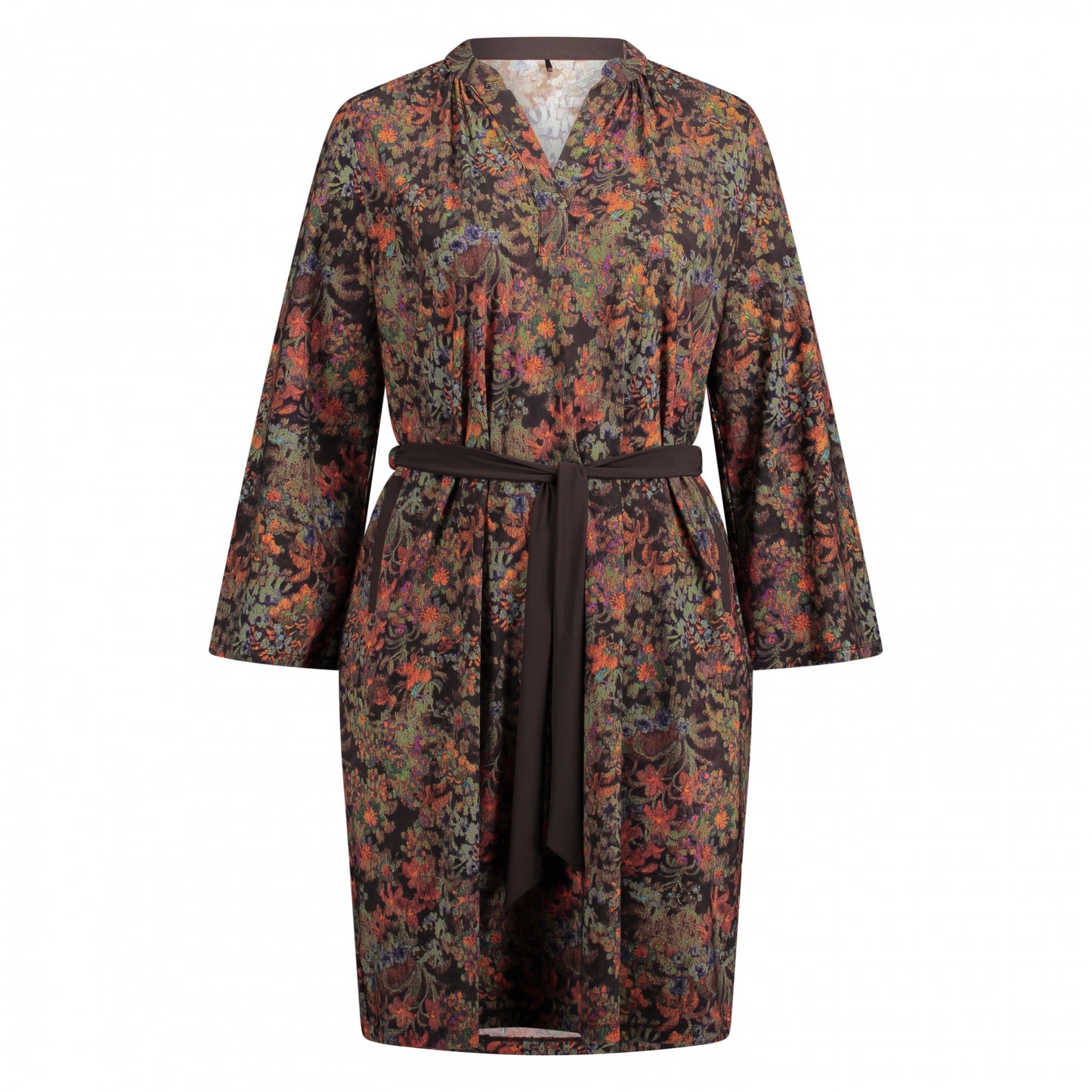 Mao Dress Belt LS | Renaissance Florals