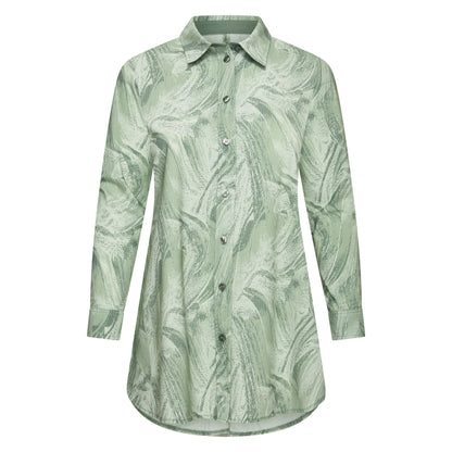 Blouse Midi LS | Green Meadow